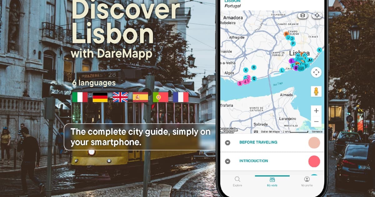 Lisbon: Guided Tour with Your Mobile Phone - Lisbon + Belém
