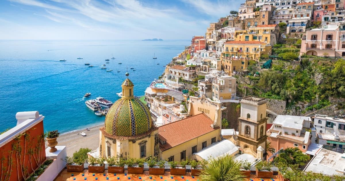 Desde Roma: Costa Amalfitana, Positano y Amalfi en barco y tren