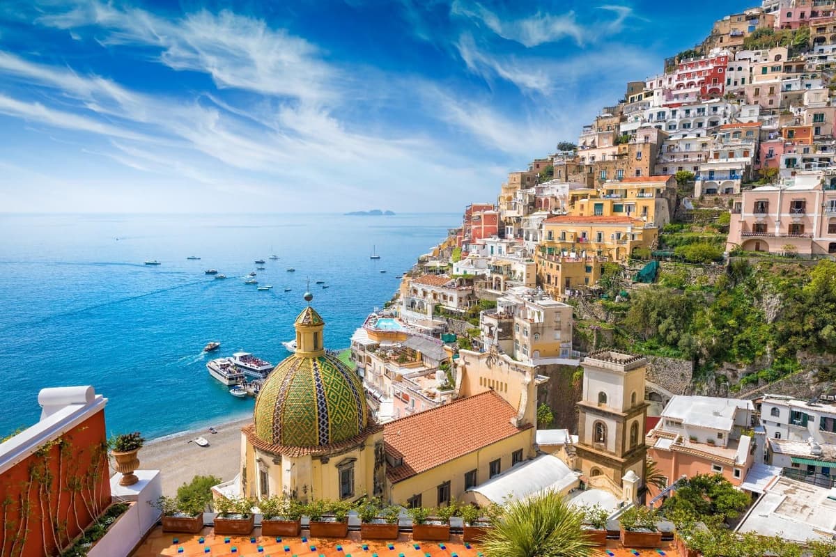 Desde Roma: Costa Amalfitana, Positano y Amalfi en barco y tren