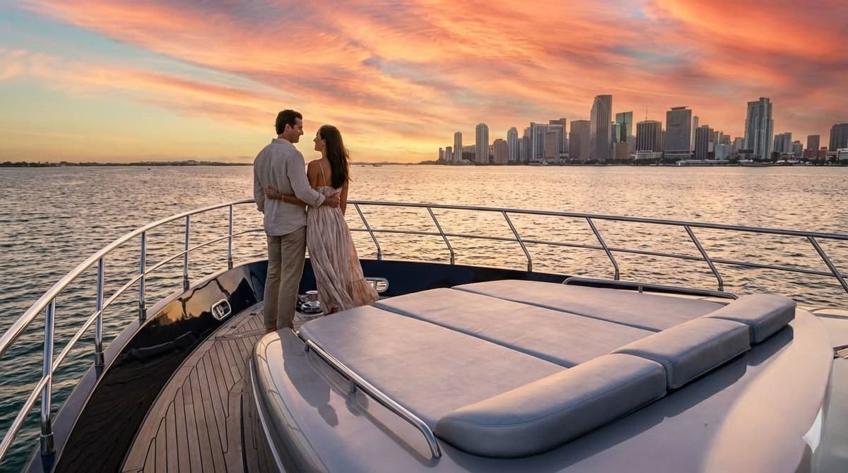Miami: crucero en yate por la bahía Vizcaína con juguetes acuáticos