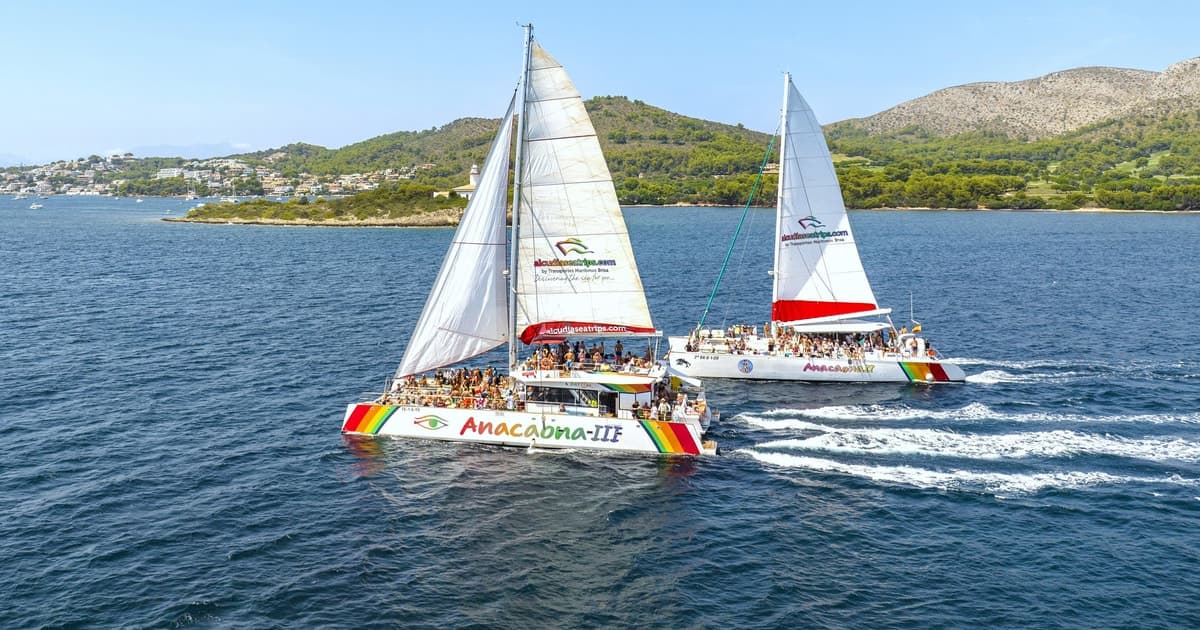 Port d'Alcudia: crucero en catamarán por la costa norte con comida