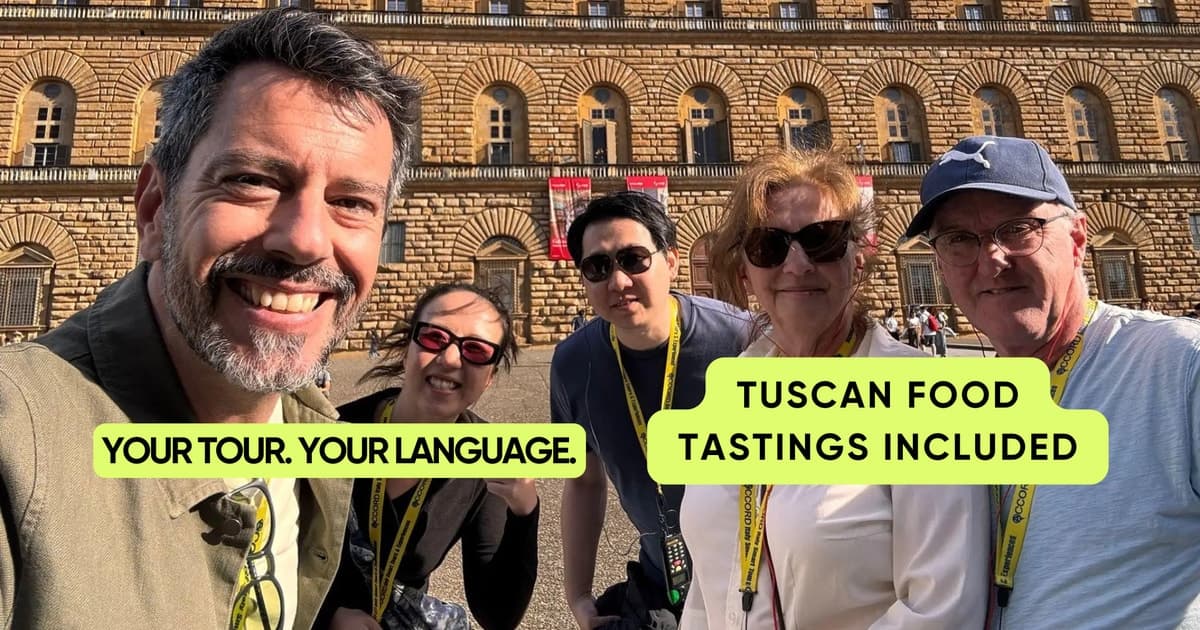 Florence: 2.5 hour Audio Guided Walking Tour led by Pro Host