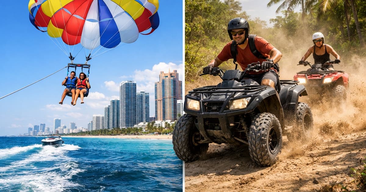 Miami: Parasailing and ATV Adventure