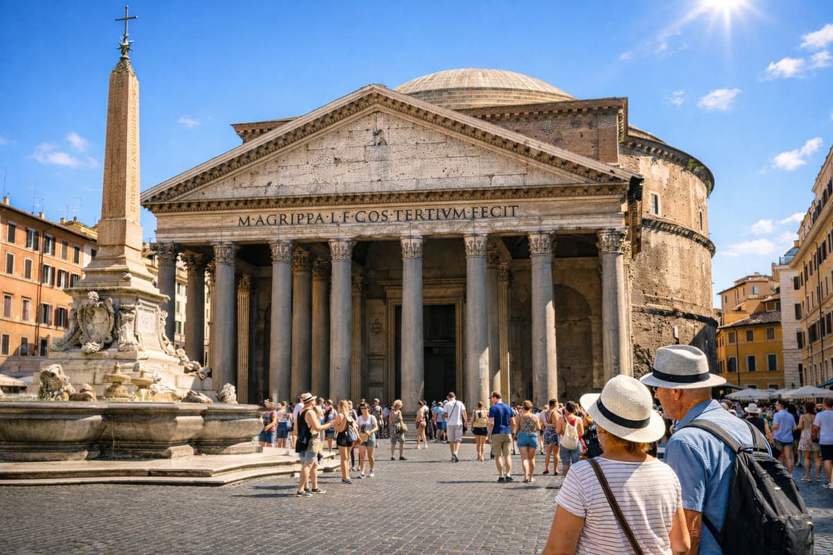 Roma: experiencia en el Panteón con entrada con anfitrión y audioguía