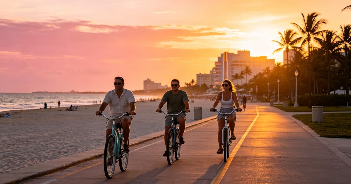 Miami: tour en bicicleta por la arquitectura y la cultura de South Beach