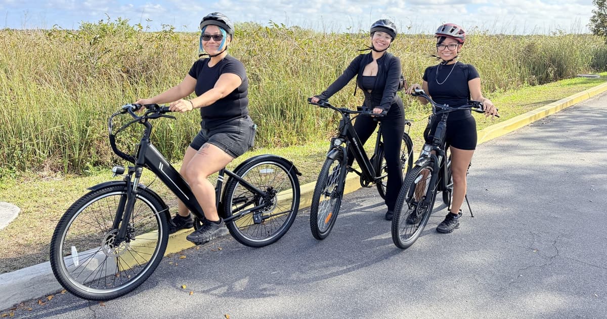 Desde Miami: aventura en bici eléctrica por la naturaleza y la fauna de los Everglades