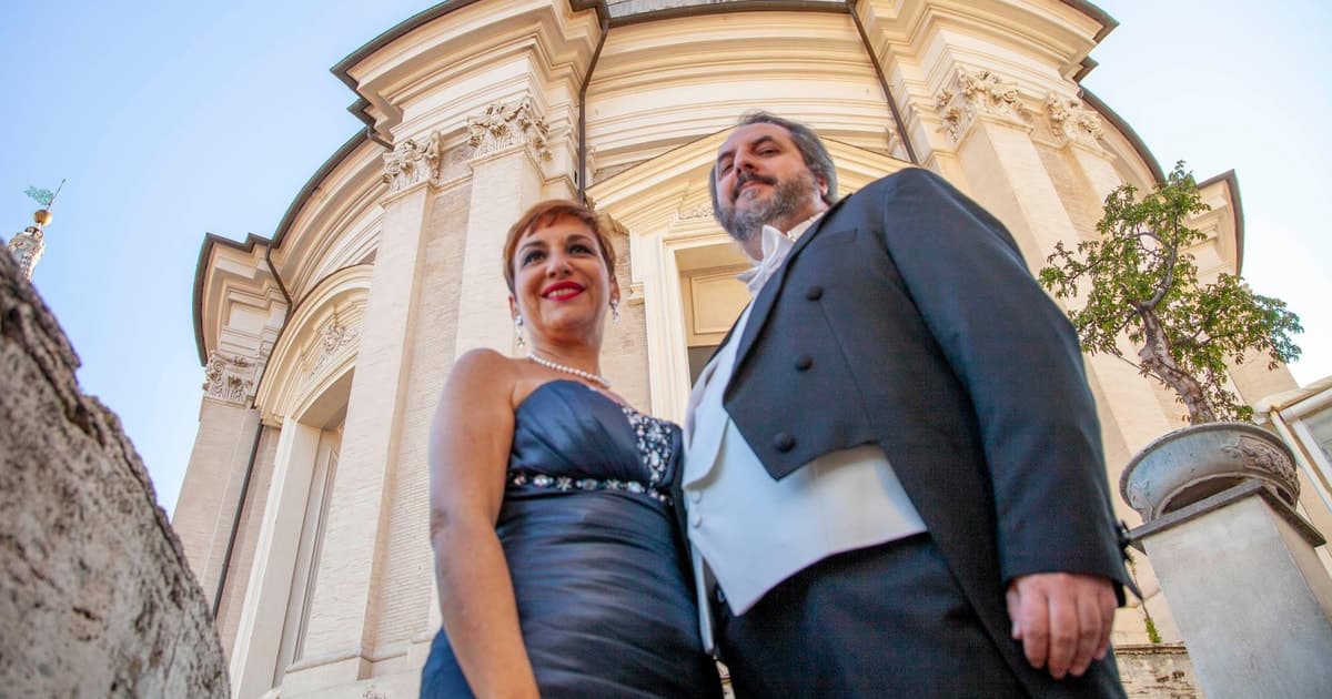 Roma: Ópera al aire libre Terrazza Borromini con Aperitivo