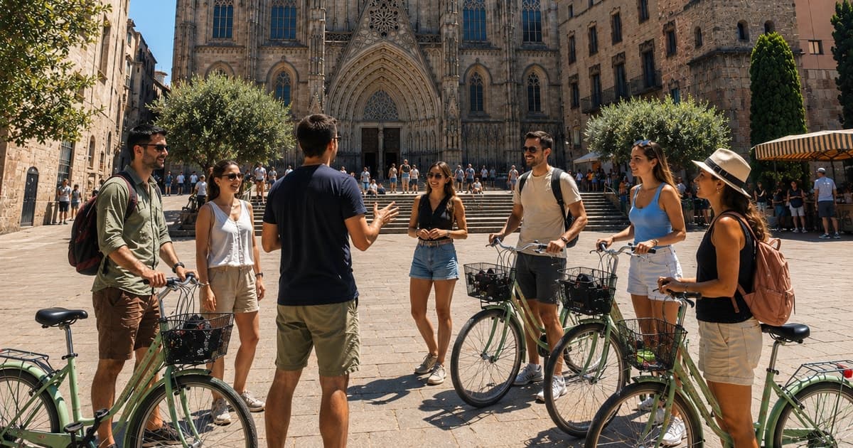 Barcelona Bike Tour: From Gothic Streets to the Sea
