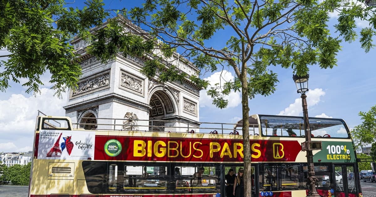 París: Tour con paradas libres en autobús turístico y tour nocturno panorámico