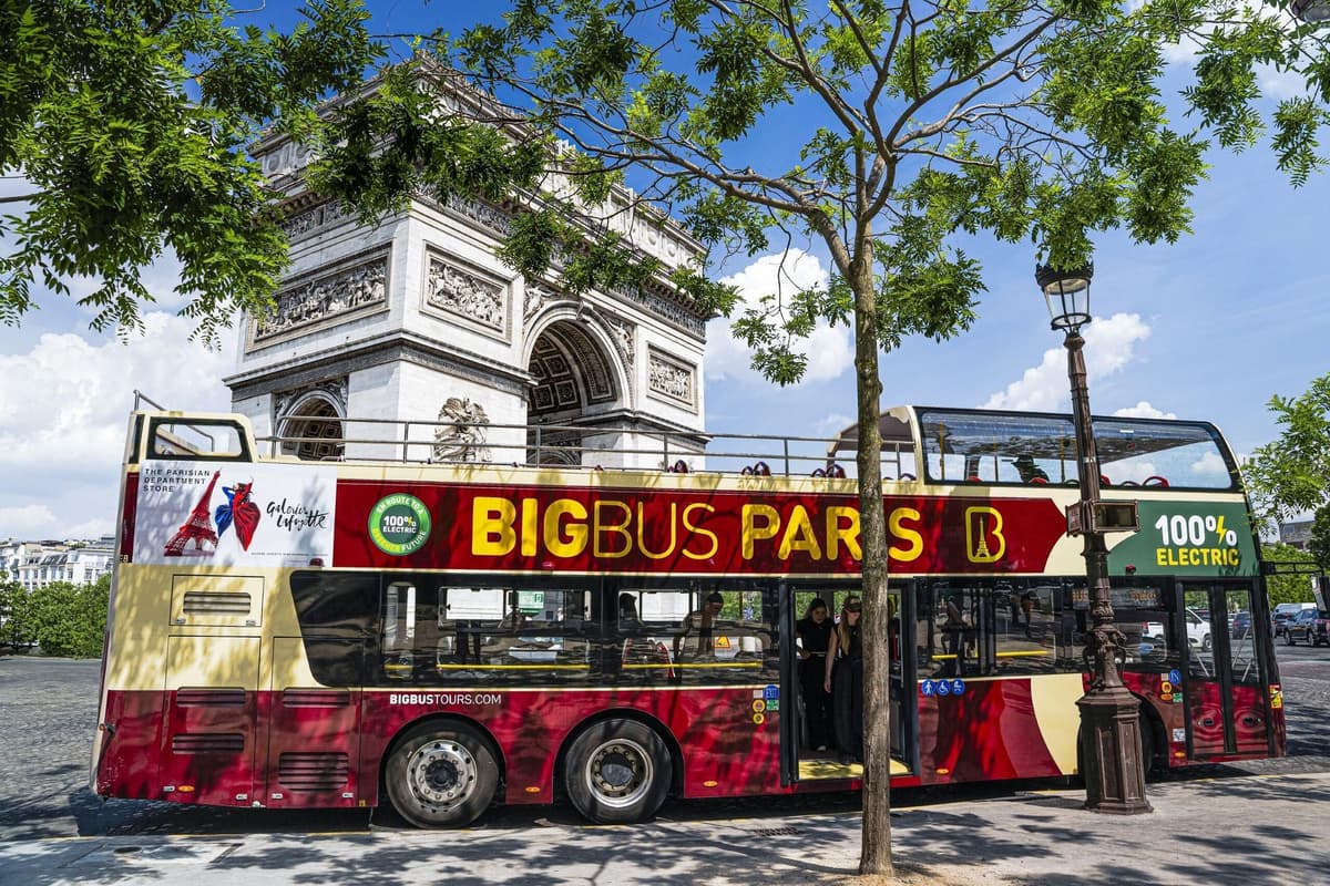 París: Tour con paradas libres en autobús turístico y tour nocturno panorámico