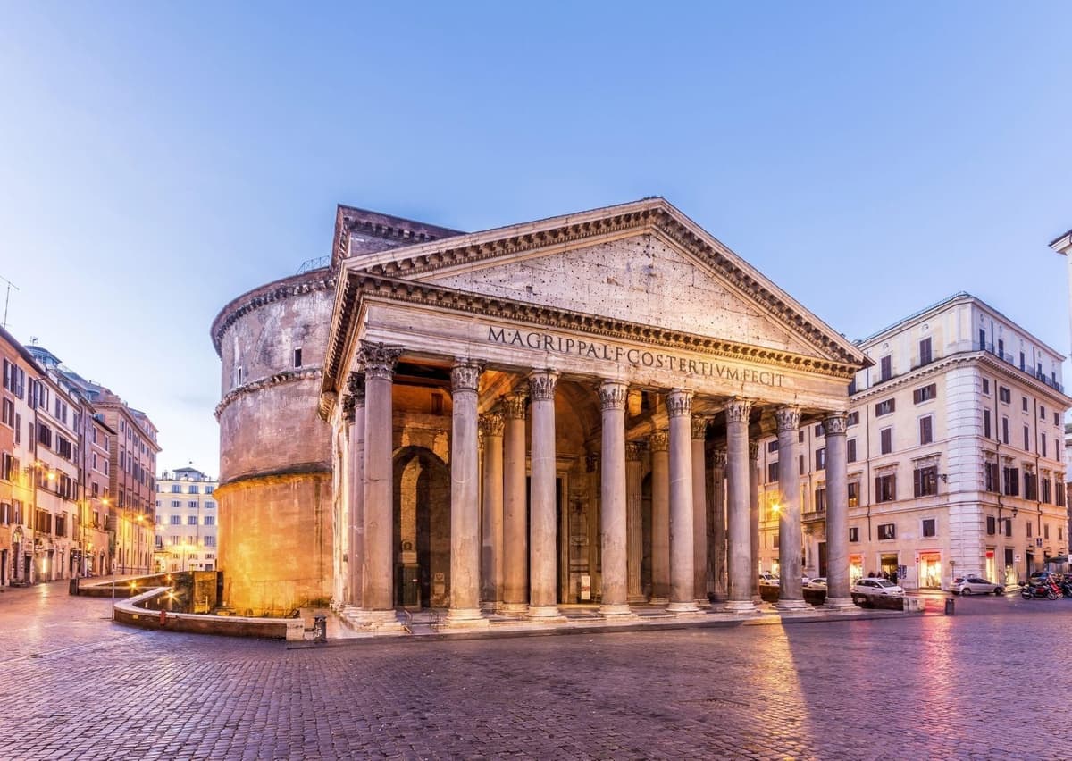 Pantheon selfguided tour with interactive Audio App