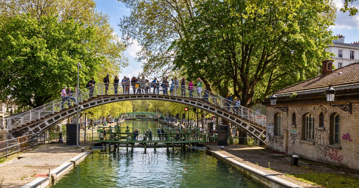 París: crucero desde el canal de Saint-Martin hasta el río Sena