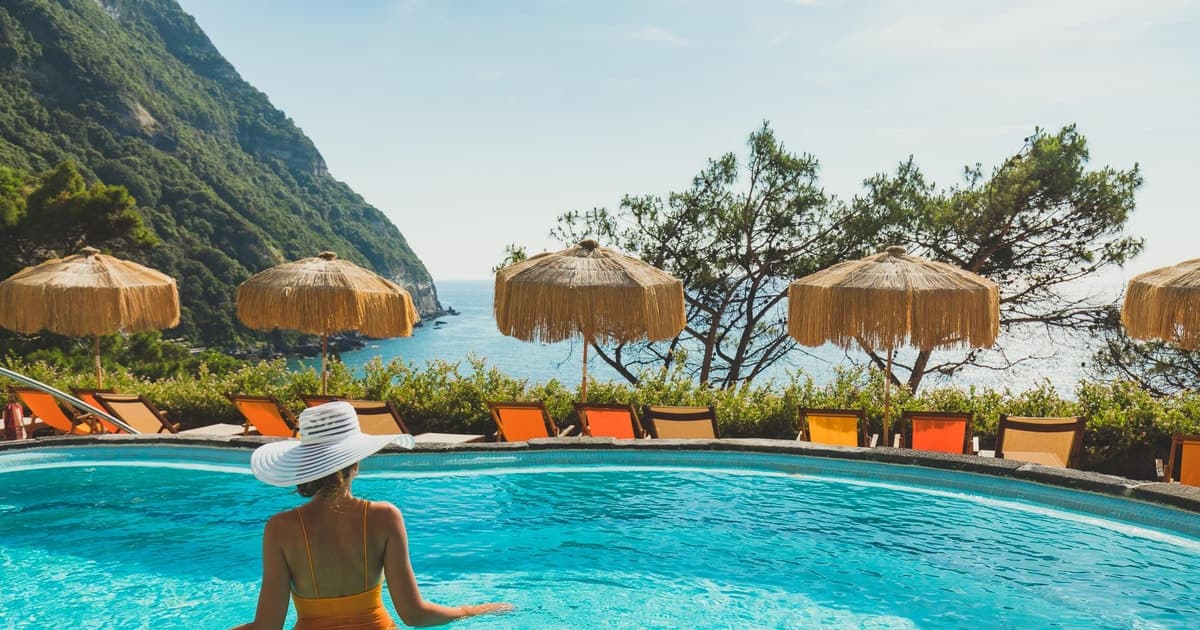 From Naples: Giardini Poseidon Terme with hydrofoil transfer