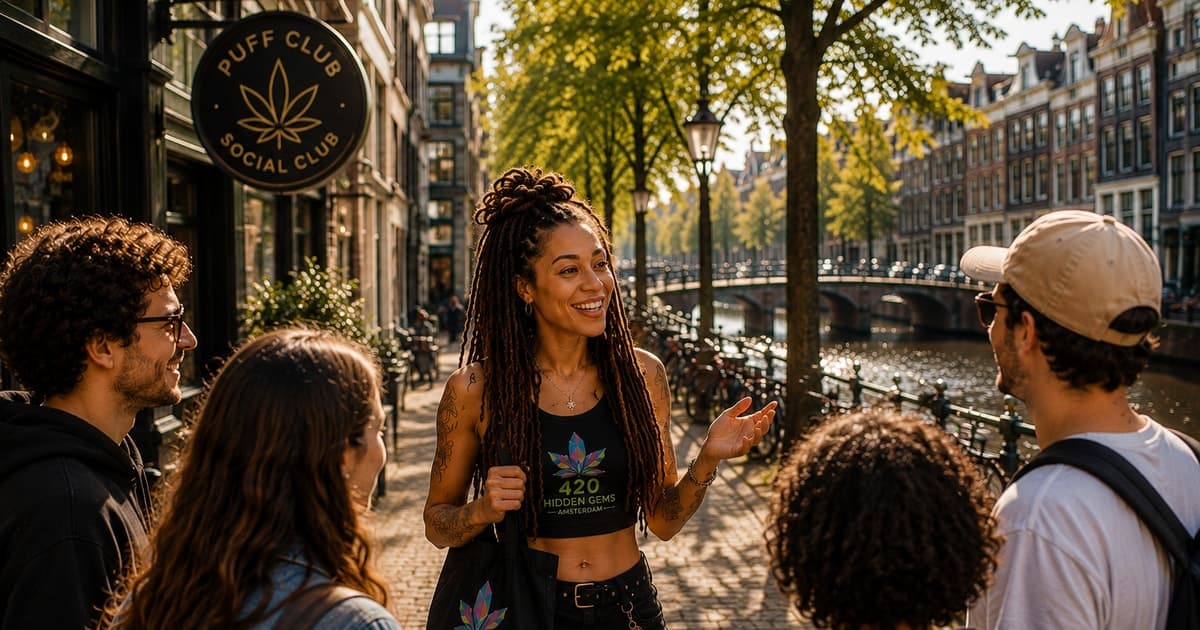 Ámsterdam: historia del 420 y taller de liar en un lugar apto para fumar