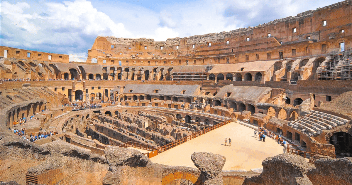 Experiencia en el Coliseo y el Foro Romano con aplicación de audioguía