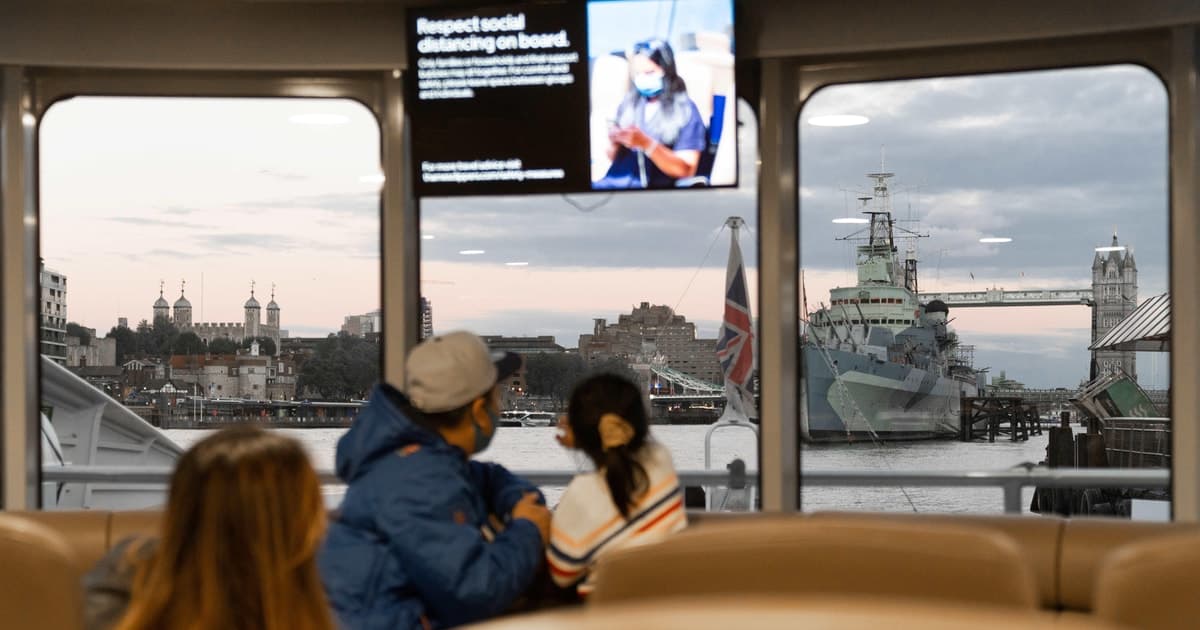 London: Uber Boat by Thames Clippers Single River Ticket