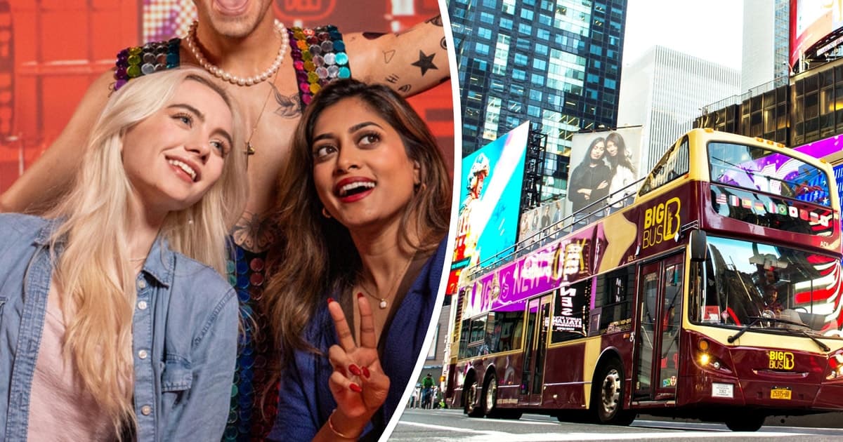 New York: Madame Tussauds and Big Bus Hop-on Hop-off Tour