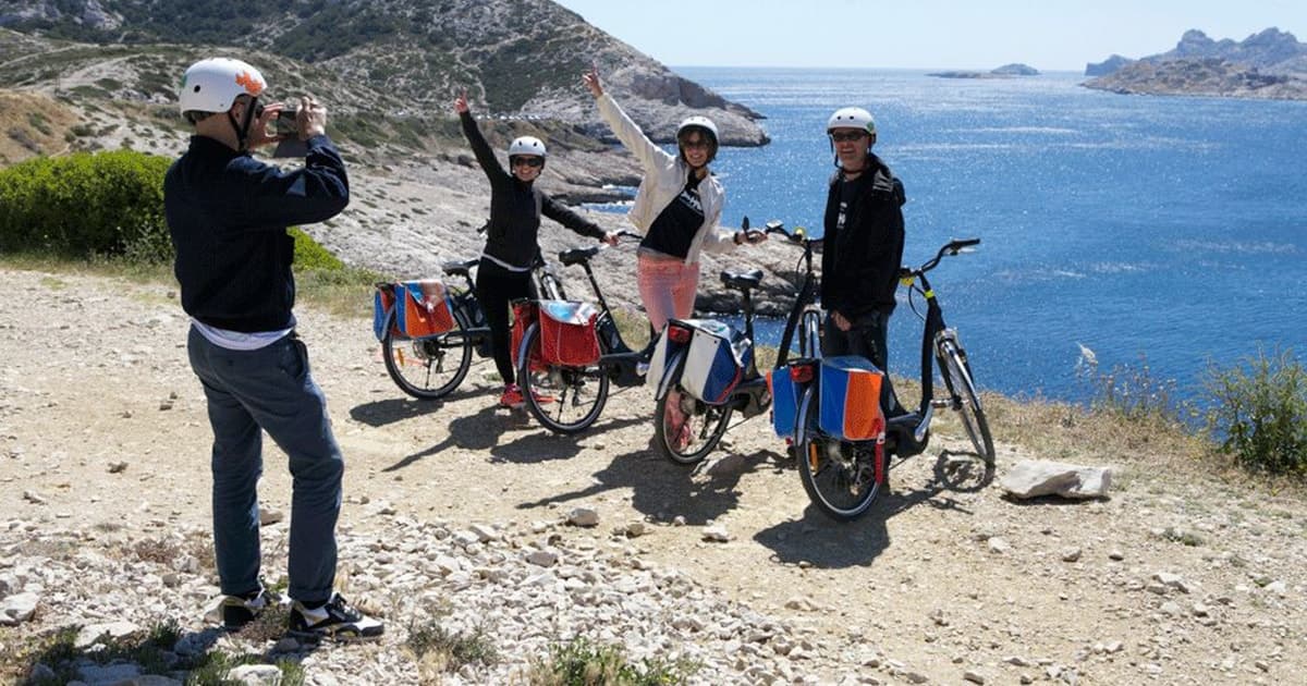 Marsella: Excursión de un día en bicicleta eléctrica por las Calanques
