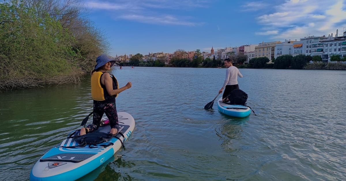 Excursión de Paddle Surf: Sevilla Histórica, Triana y La Cartuja
