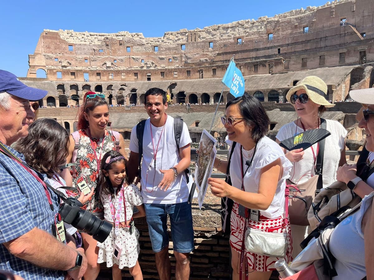 Visita al Coliseo, Foro Romano y Colina Palatina con opción Arena