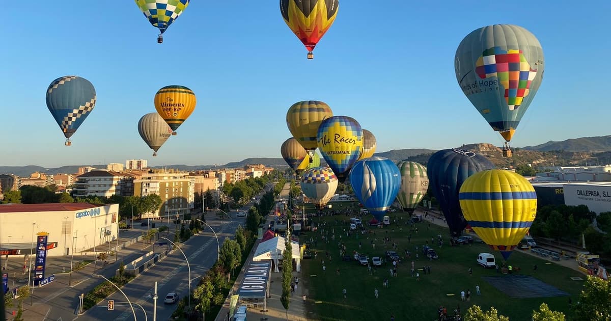Festival Europeo de Globos Aerostáticos: Paseo en globo aerostático