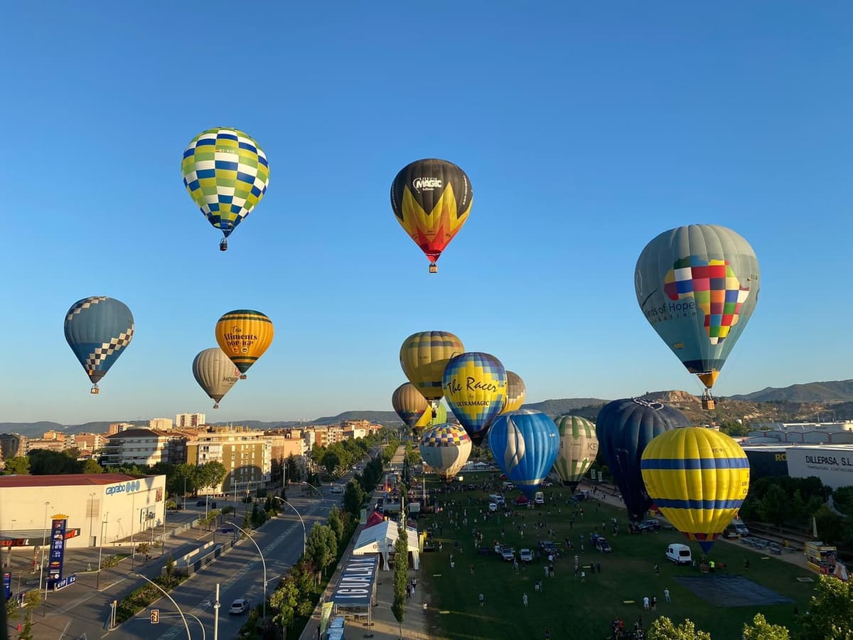 Festival Europeo de Globos Aerostáticos: Paseo en globo aerostático