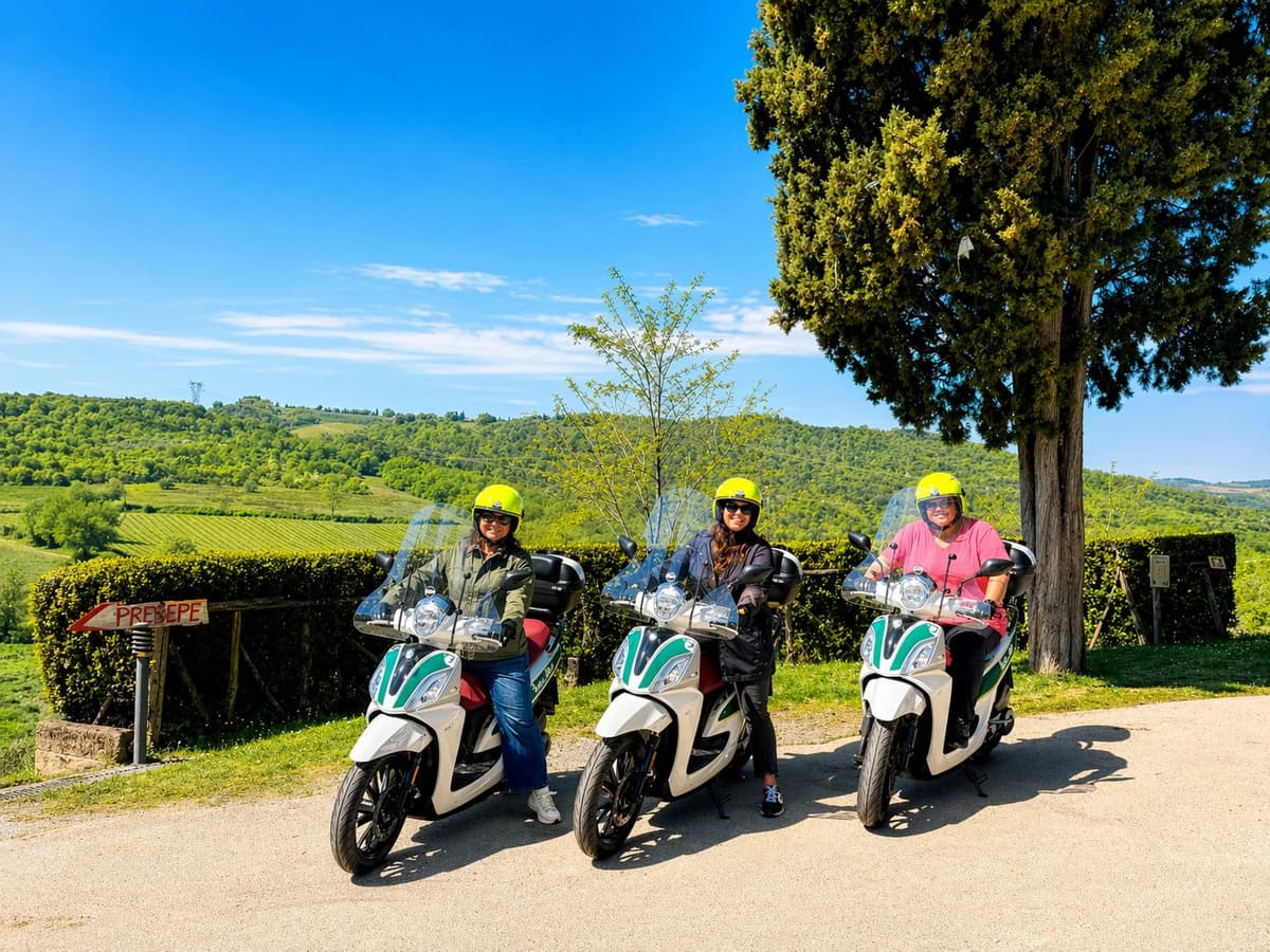 Chianti: Vespa Tour with Tuscan Lunch & Wine Tastings