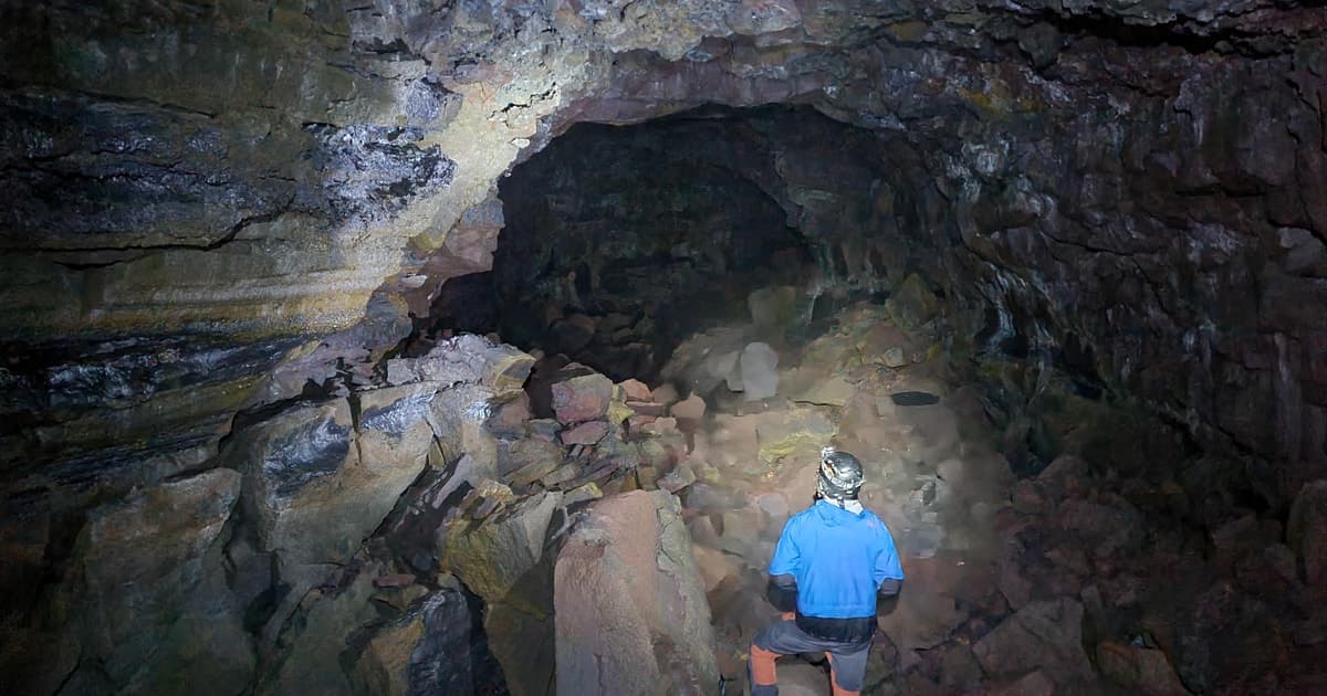 Geological Lava Tunnel Adventure - Arnarker Cave