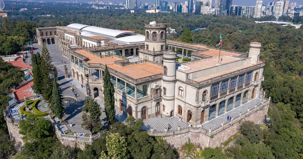 México: Museo de Chapultepec, Castillo y tren por el bosque