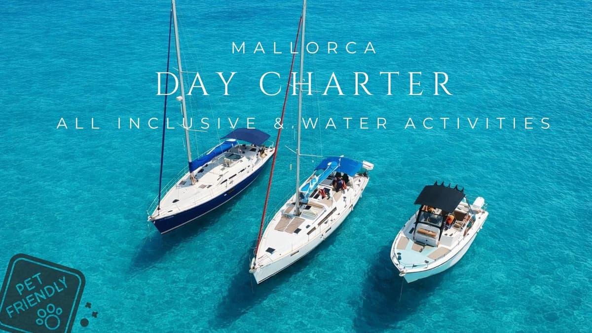 Mallorca: tours privados en barco|Todo incluido y actividades acuáticas