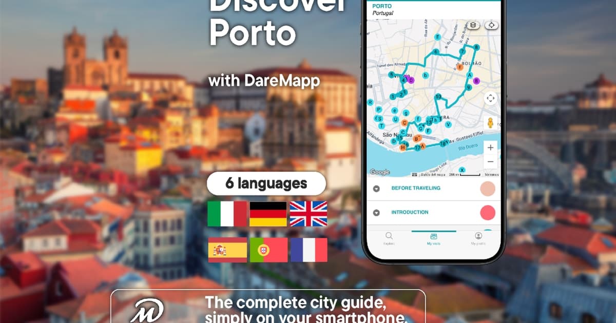 Porto: Private Guided Tour with Your Mobile Phone