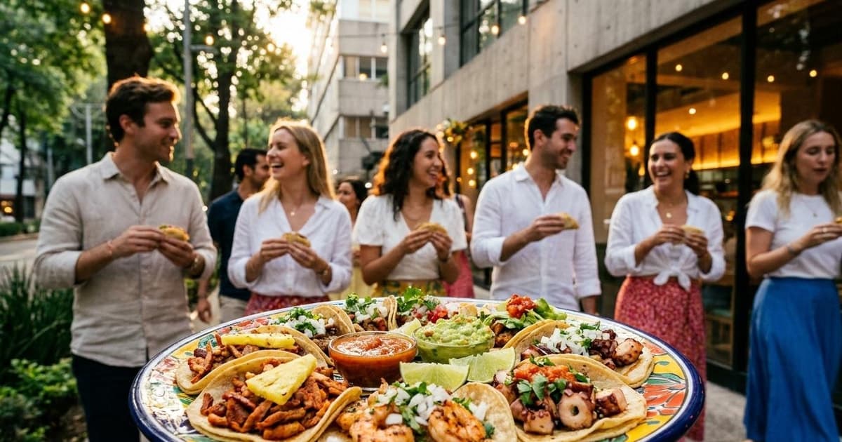 Tour a pie de tacos - Ciudad de México