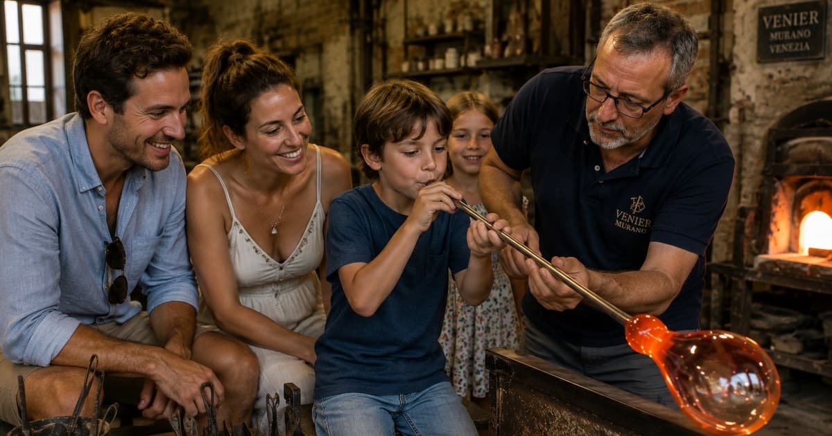 Murano: Private Glass Factory Tour & Glassblowing Workshop
