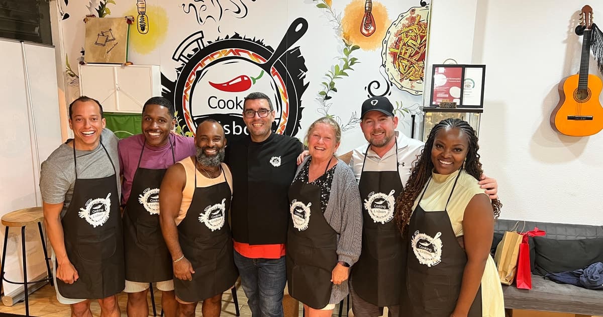 Lisbon: Portuguese Cooking Class with Wine Tasting