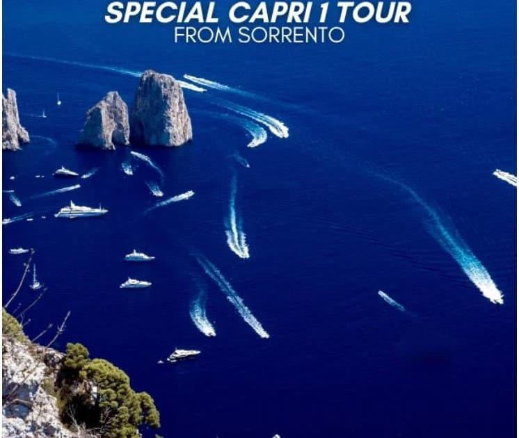 From Sorrento: Capri Boat Tour with Free Time on the Island