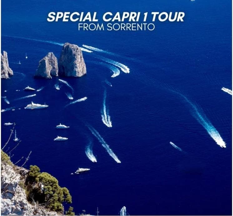 Desde Sorrento: tour en barco a Capri con tiempo libre en la isla