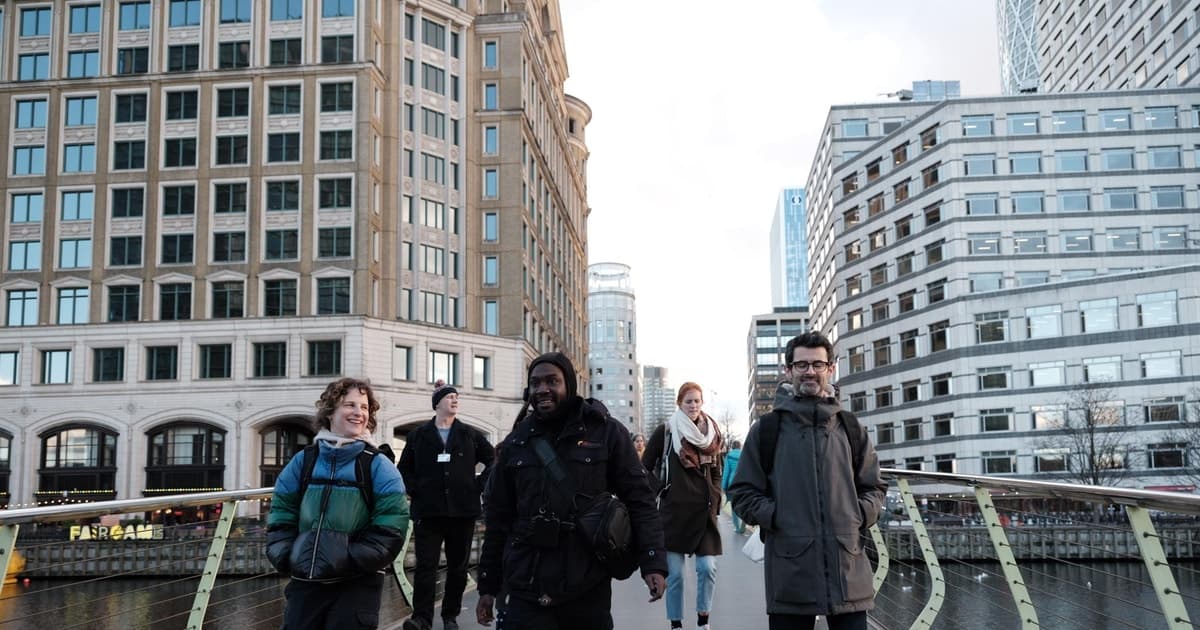 London Canary Wharf Walking Tour: Homelessness Revisited