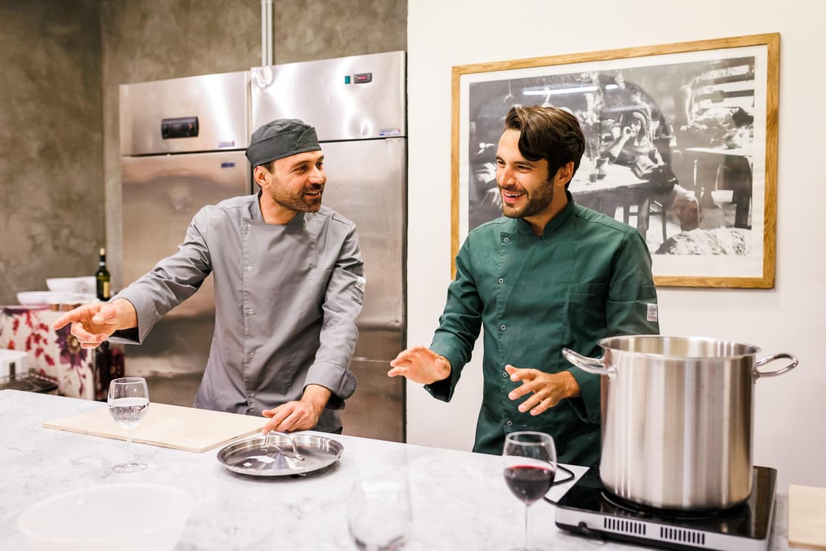 Super Fun Pasta & Gelato Class, Wine &Oil tasting by Vatican