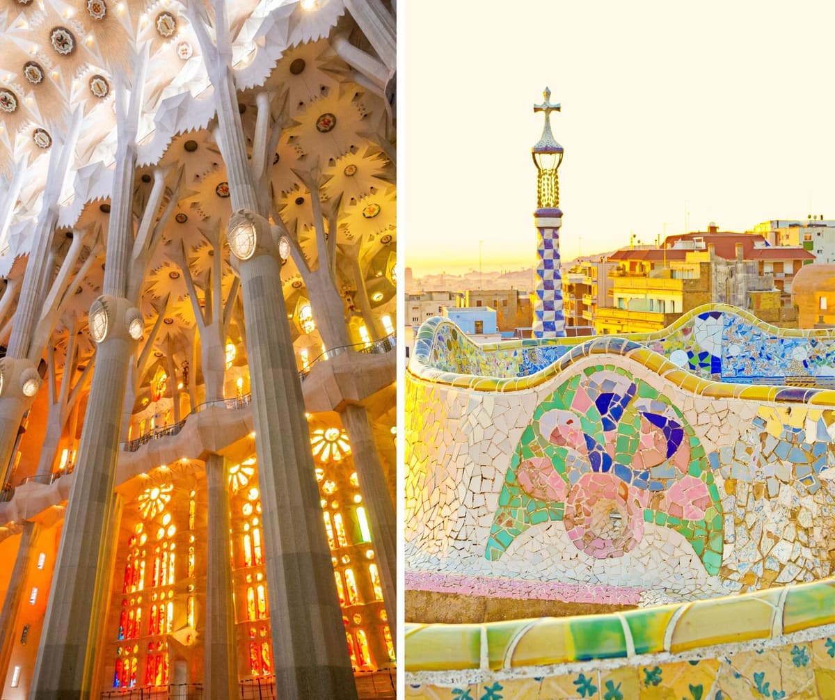Barcelona: Sagrada Familia and Park Guell Combo Guided Tour