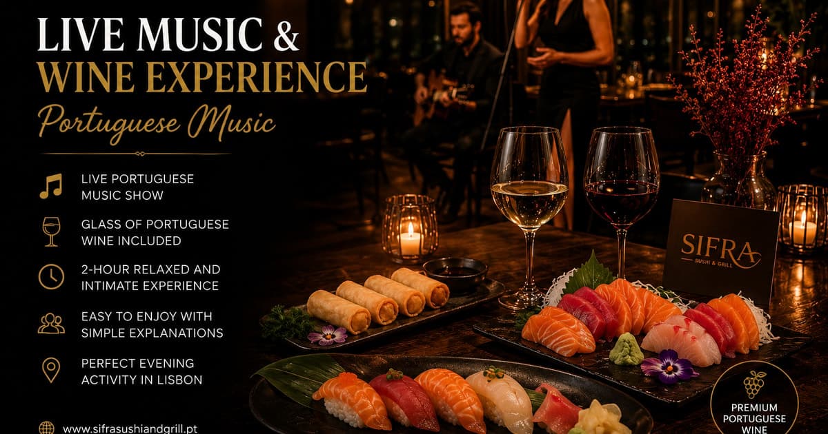 Live Music & Wine Experience (Portuguese Music)