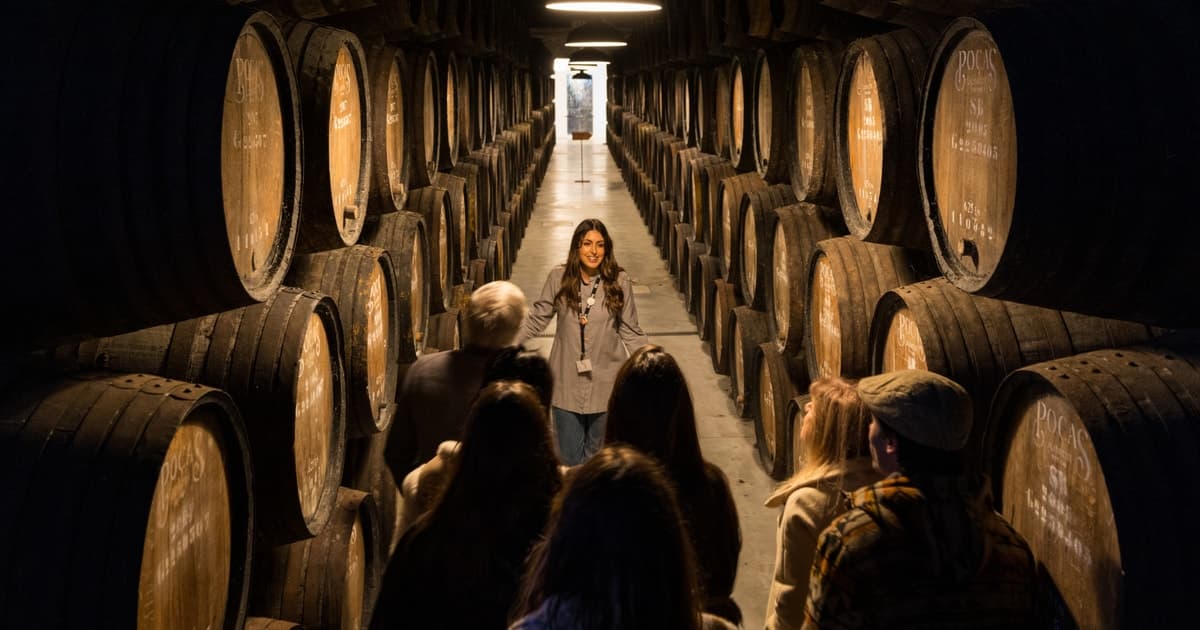 Porto: Guided Tour and Tasting of 3 Port Wines at Poças