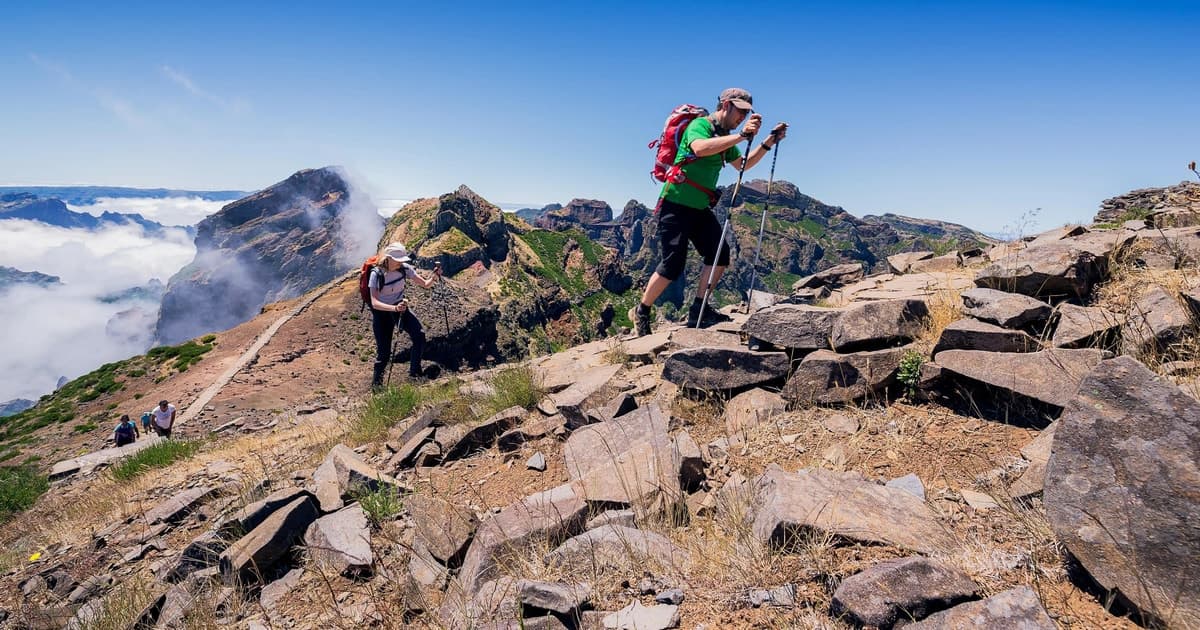 Ruta de senderismo guiada PR1, de Arieiro a Ruivo, desde Funchal