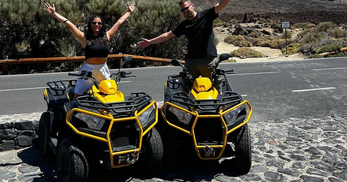 Tenerife: Teide Quad Trip (de dia/puesta del sol) con opcion a moto de agua