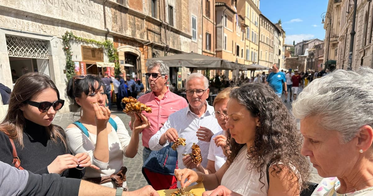 Rome Street Food Tour: Campo de Fiori & Ghetto Area Delights