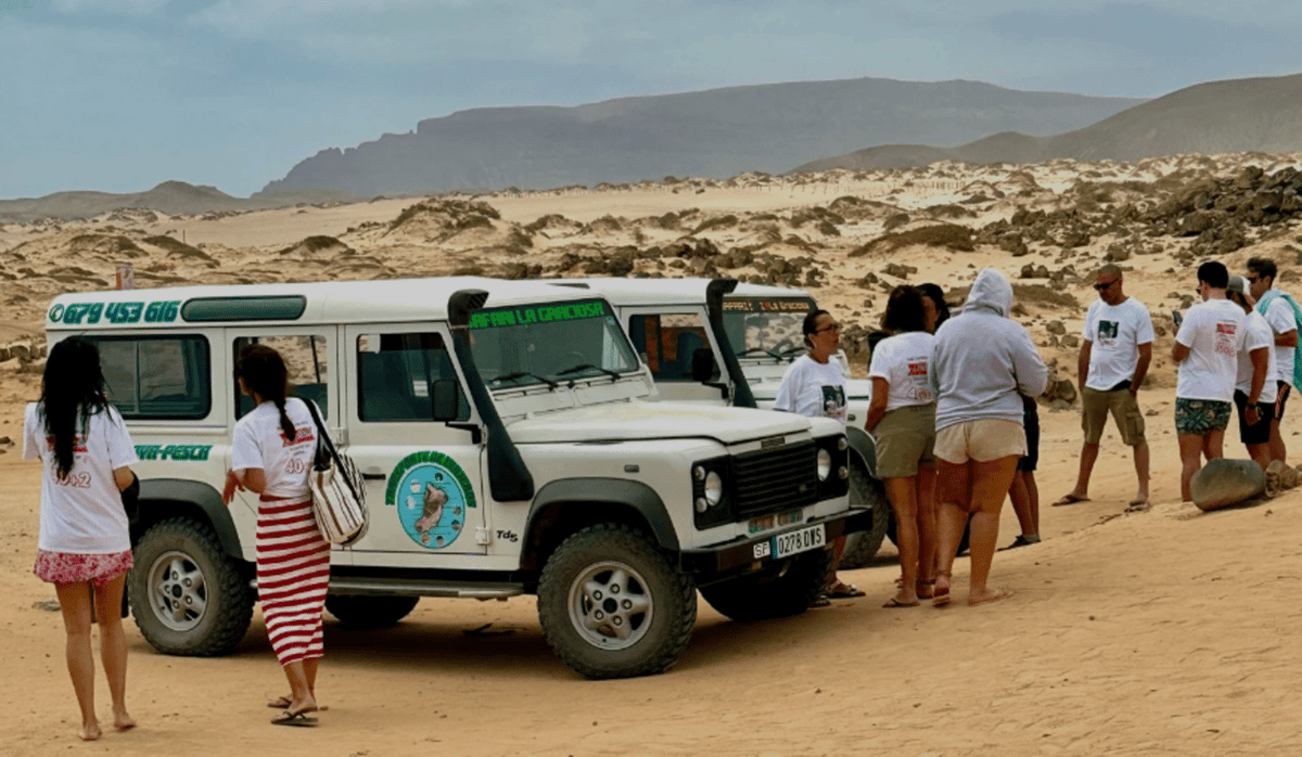 La Graciosa: tour en 4x4 por el norte de la isla con paradas en la playa