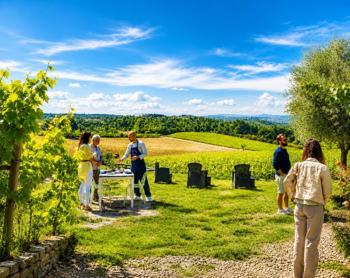 Chianti: Pizza & Gelato Cooking Class with Dinner