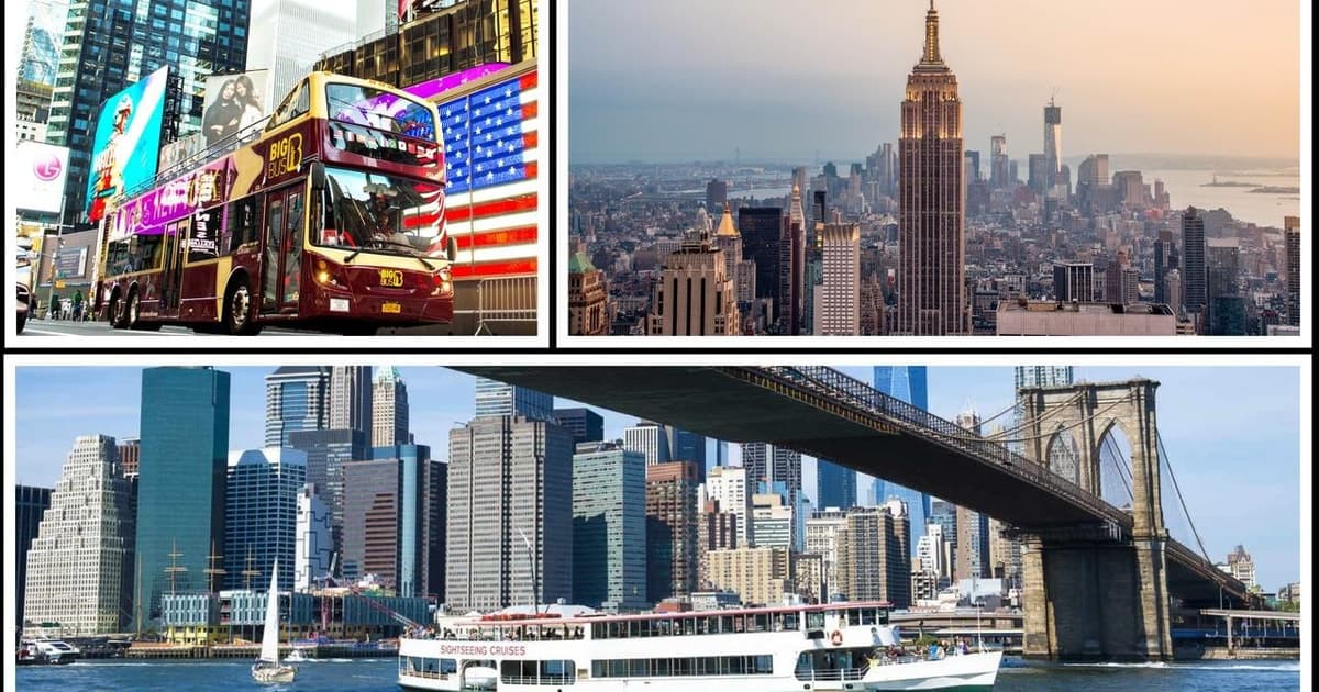 NY: Empire State, Circle Line Cruise, & Hop-on Hop-off Tour