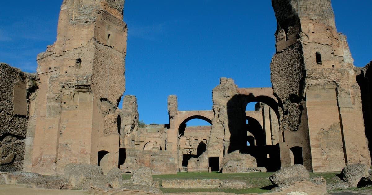 Roma: ticket de entrada sin colas a las Termas de Caracalla