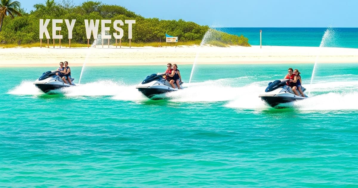 Desde Miami: excursión de un día en moto de agua y ocio en Cayo Hueso
