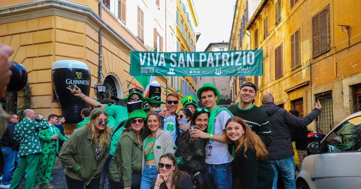 St Patrick's Day in Rome